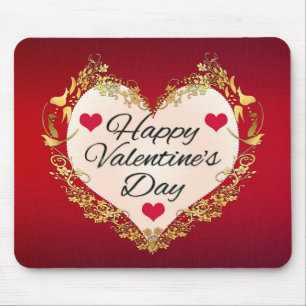 Happy Valentine's Day Heart Shape-47949 Mousepad