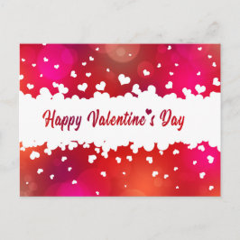 Happy Valentine's Day Hearts - Postkarte