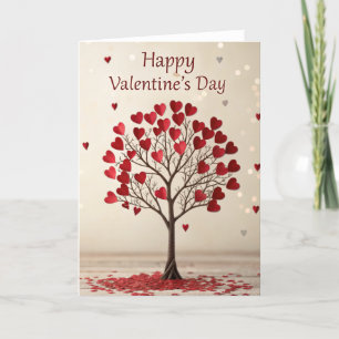 Happy Valentines Day Herz Karte