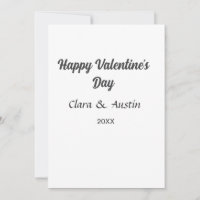 Happy Valentine's Day hinzufügen Namensdatum einfa