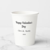 Happy Valentine's Day hinzufügen Namensdatum einfa