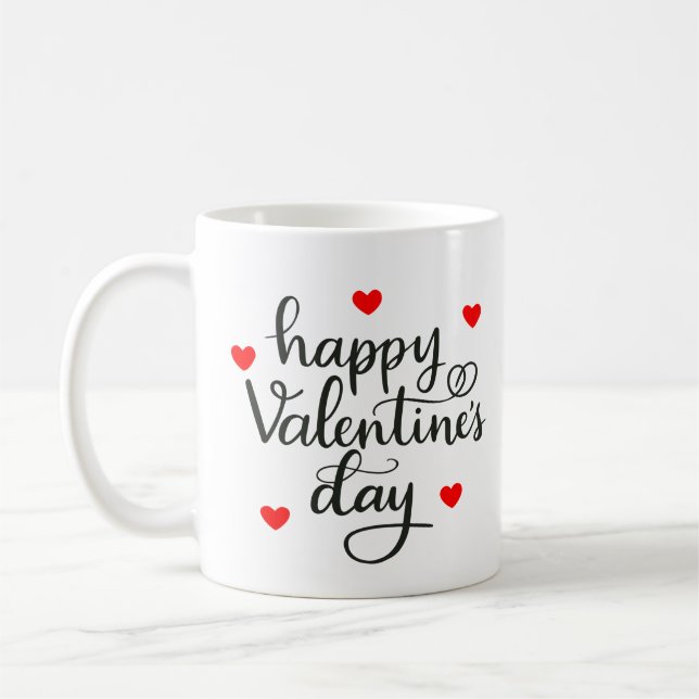 Happy Valentine's Day Kaffeetasse (Links)
