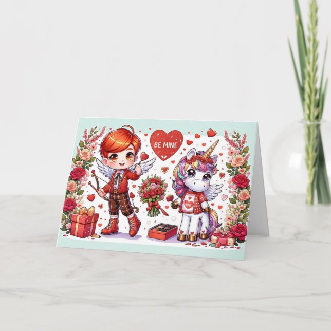 Happy Valentine's Day Karte (Vorderseite)