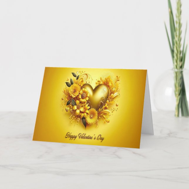 Happy Valentine's Day Karte (Vorderseite)