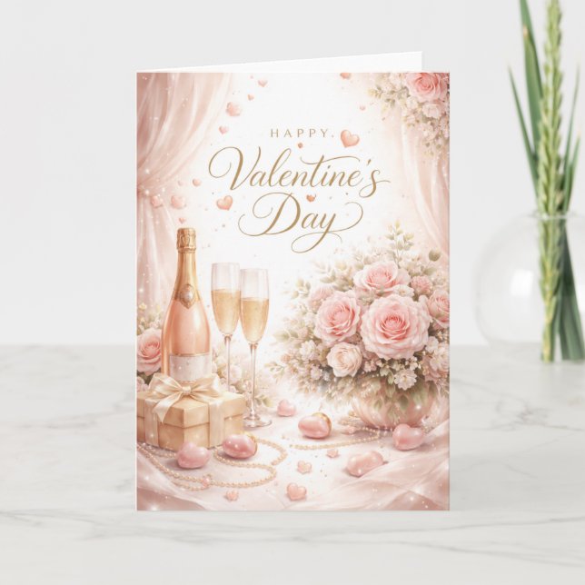 Happy Valentine's Day  Karte (Vorderseite)