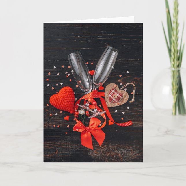 Happy Valentines Day Karte (Vorderseite)