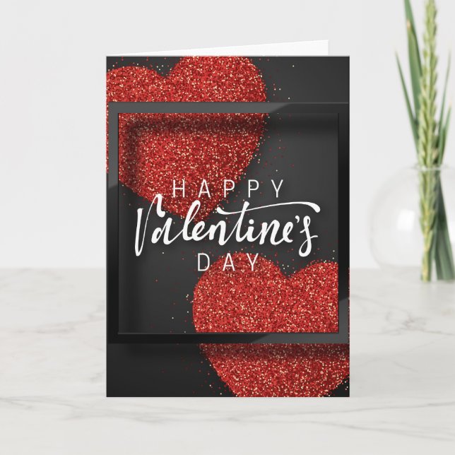 Happy Valentines Day Karte (Vorderseite)