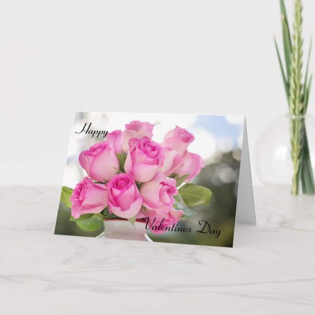 Happy Valentines Day Karte (Vorderseite)