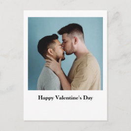 Happy valentine's day | LGBT Primemonat Postkarte