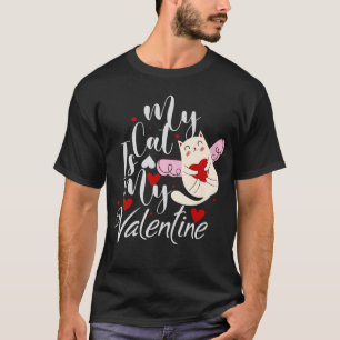 Happy Valentines Day Liebe Niedlich Herz meine Kat T-Shirt