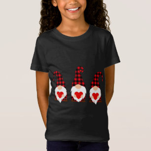 Happy Valentines Day Liebe Niedliches Herz Gnomes  T-Shirt