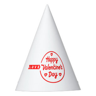Happy Valentine's Day Liebe Party Hat Partyhütchen