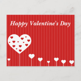 Happy Valentine's Day Lovely Herzlich Willkommen Feiertagspostkarte