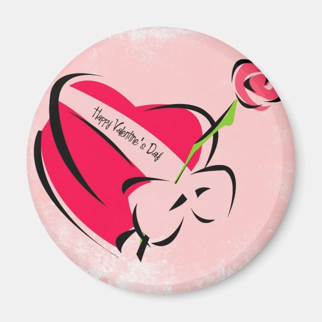 Happy Valentine's Day Magnet (Vorne)