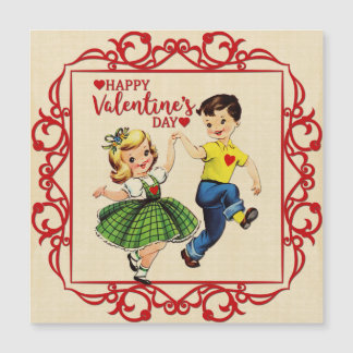 Happy Valentine's day Magnetkarte