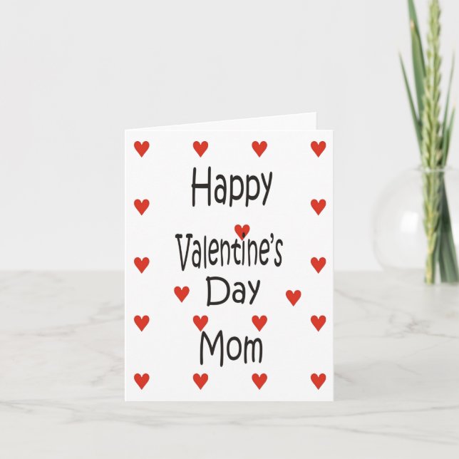 Happy Valentine's Day Mama Karte (Vorderseite)