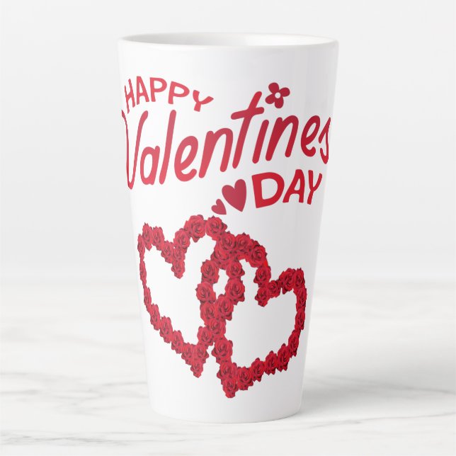 Happy Valentine's Day   Milchtasse (Vorderseite)