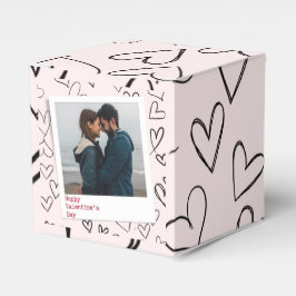 Happy Valentines Day Modernes, stilvolles Romantis Geschenkschachtel