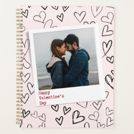 Happy Valentines Day Modernes, stilvolles Romantis Planer