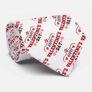 Happy Valentine's Day Neck Tie Krawatte