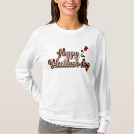 Happy Valentine's Day niedlich Retro T-Shirt