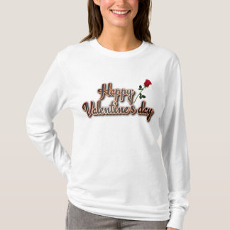 Happy Valentine's Day niedlich Retro T-Shirt