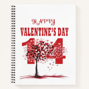 Happy Valentine's Day Notebooks & Writing Pads Notizbuch