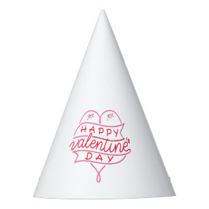 Happy Valentine's Day Party Hat Partyhütchen