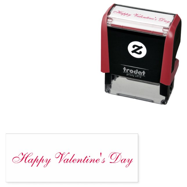 Happy Valentines Day Permastempel (Beispiel)