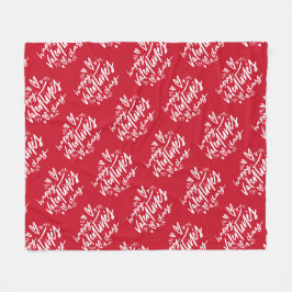 Happy Valentine's Day Personalisiert Name Text Fleecedecke