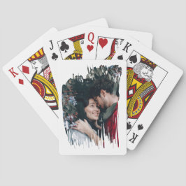 Happy Valentine's Day Pinselstrich benutzerdefinie Spielkarten