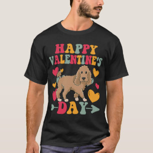 Happy Valentines Day Poodle Herz Liebe Ristorante T-Shirt