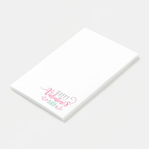 Happy Valentines Day Post-it Klebezettel