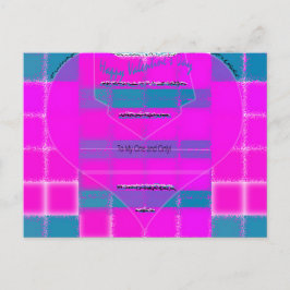 Happy Valentine's Day Postkarte