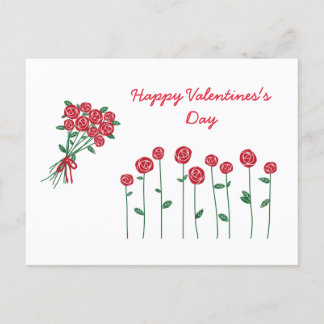 Happy Valentine's Day Postkarte