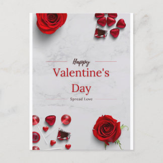 Happy Valentine's Day Postkarte