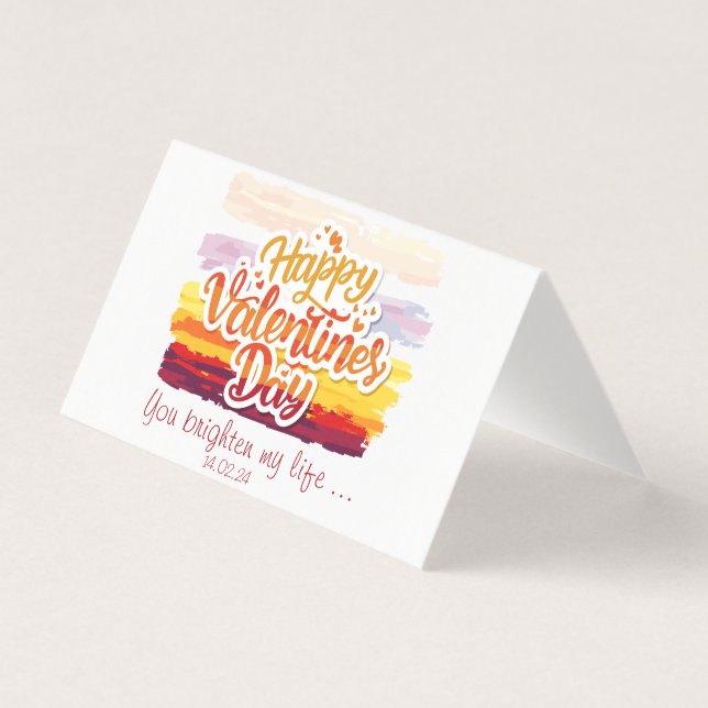 Happy Valentines Day Quote (Vorderseite)