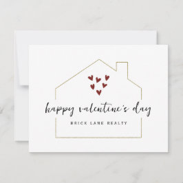 Happy Valentine's Day Real Anwesen Förderung Karte