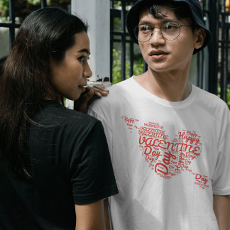 Happy valentine's day red heart T-Shirt