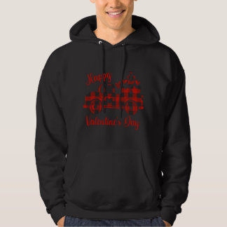 Happy Valentine's Day Red Truck Herz Liebe Herz He Hoodie