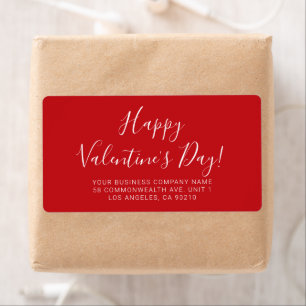 Happy Valentine's Day red white skriptadresse