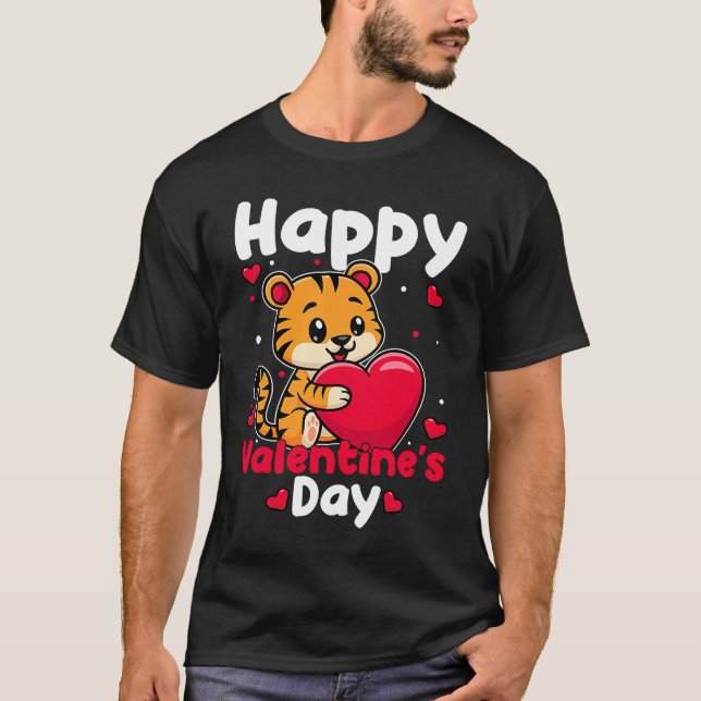 Happy Valentine's Day Rose Date Night Blume Lov T-Shirt (Vorderseite)