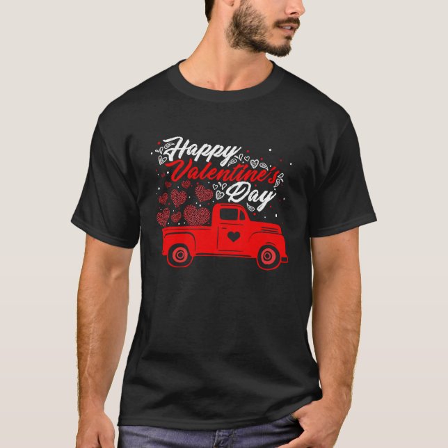 Happy Valentine's Day Roses Date Night Flowers Lov T-Shirt (Vorderseite)