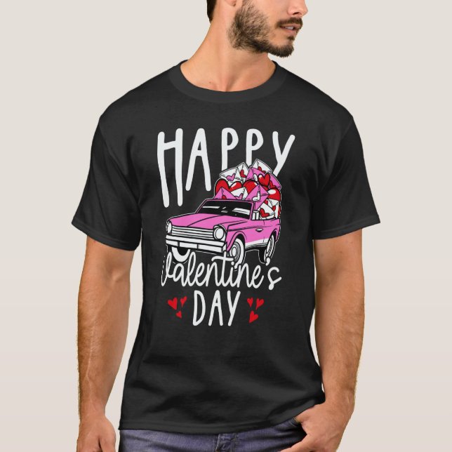 Happy Valentine's Day Roses Date Night Flowers Lov T-Shirt (Vorderseite)