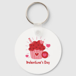 Happy Valentine's Day - Rote Herzen Niedliche Bild Schlüsselanhänger