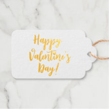 Happy Valentine's Day roten modernen Drehbuchtypog