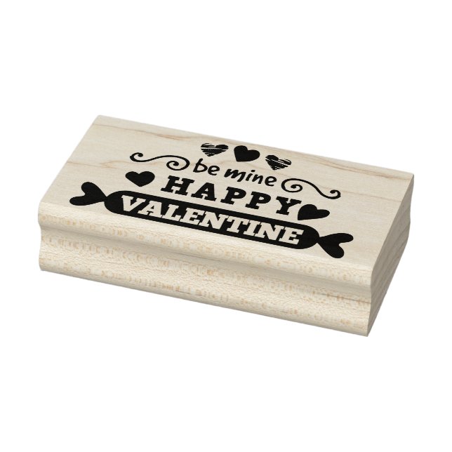 Happy Valentine's Day Rubber Briefmarke Gummistempel (Stempel)