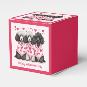 Happy Valentines Day Standard Poodle Hunde Geschenkschachtel