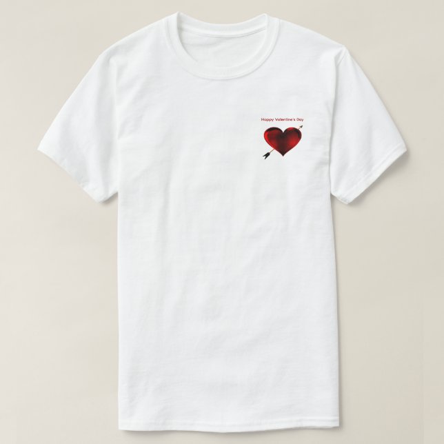 Happy Valentine's Day T-Shirt (Design vorne)