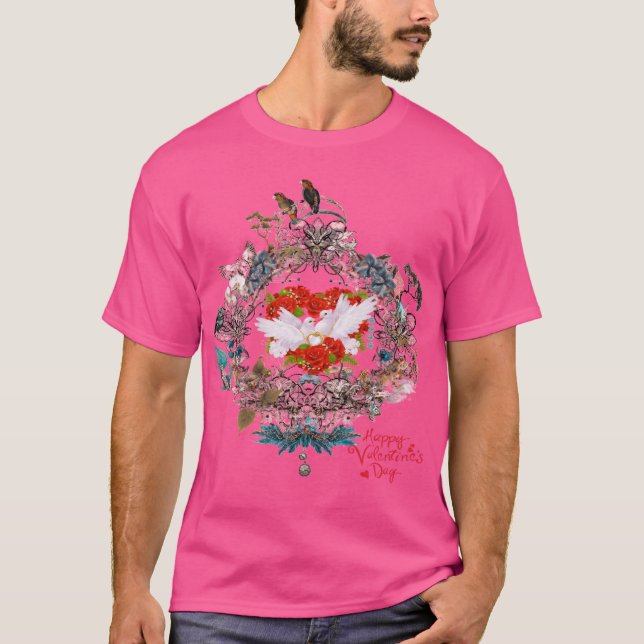 Happy Valentine's Day T-Shirt (Vorderseite)